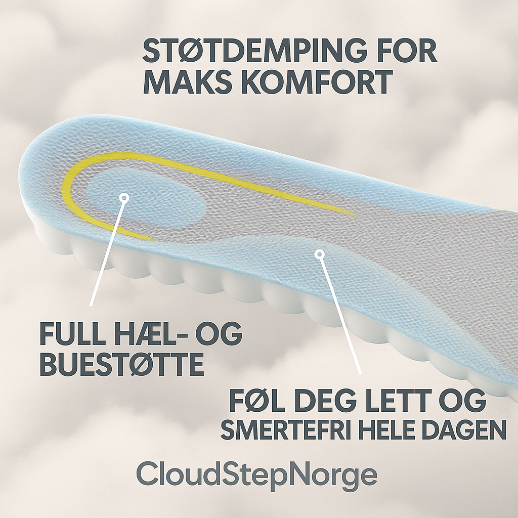 CloudStep™ Komfortsåler