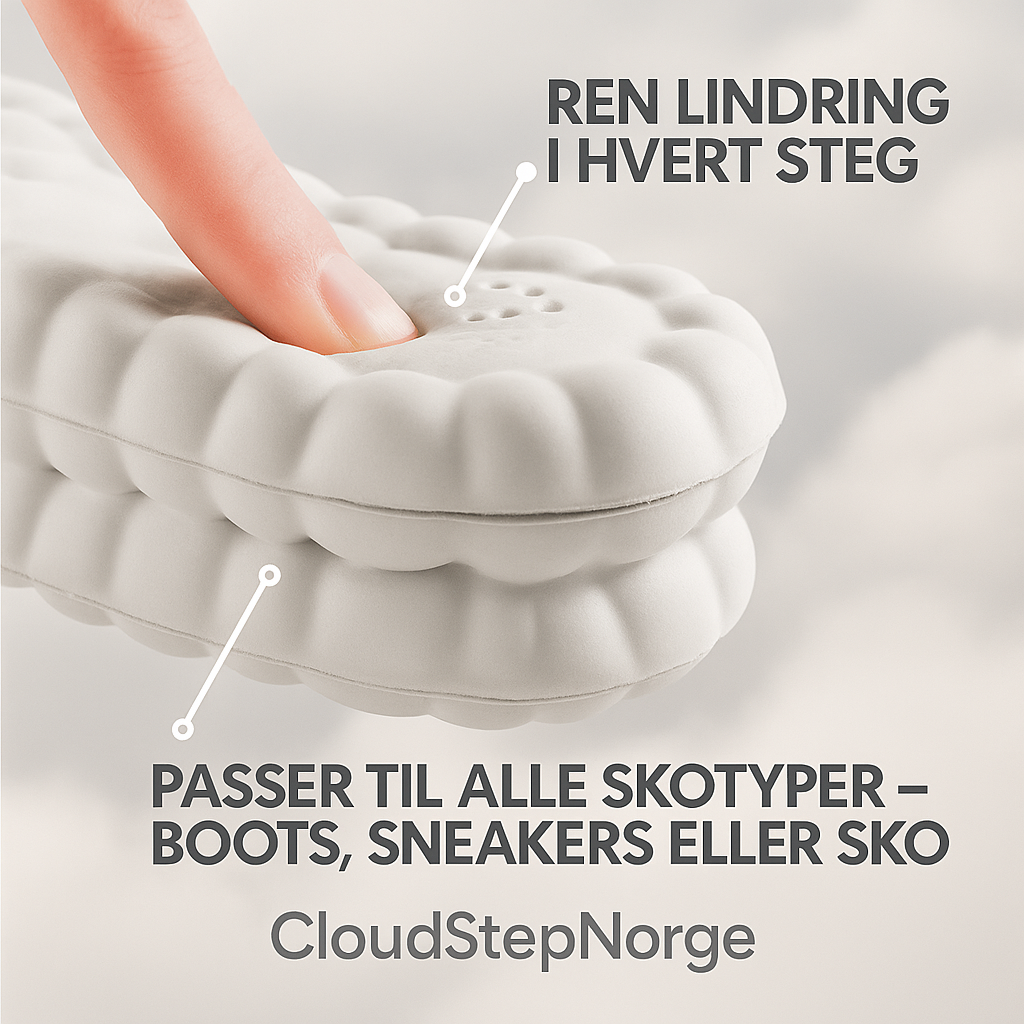 CloudStep™ Komfortsåler
